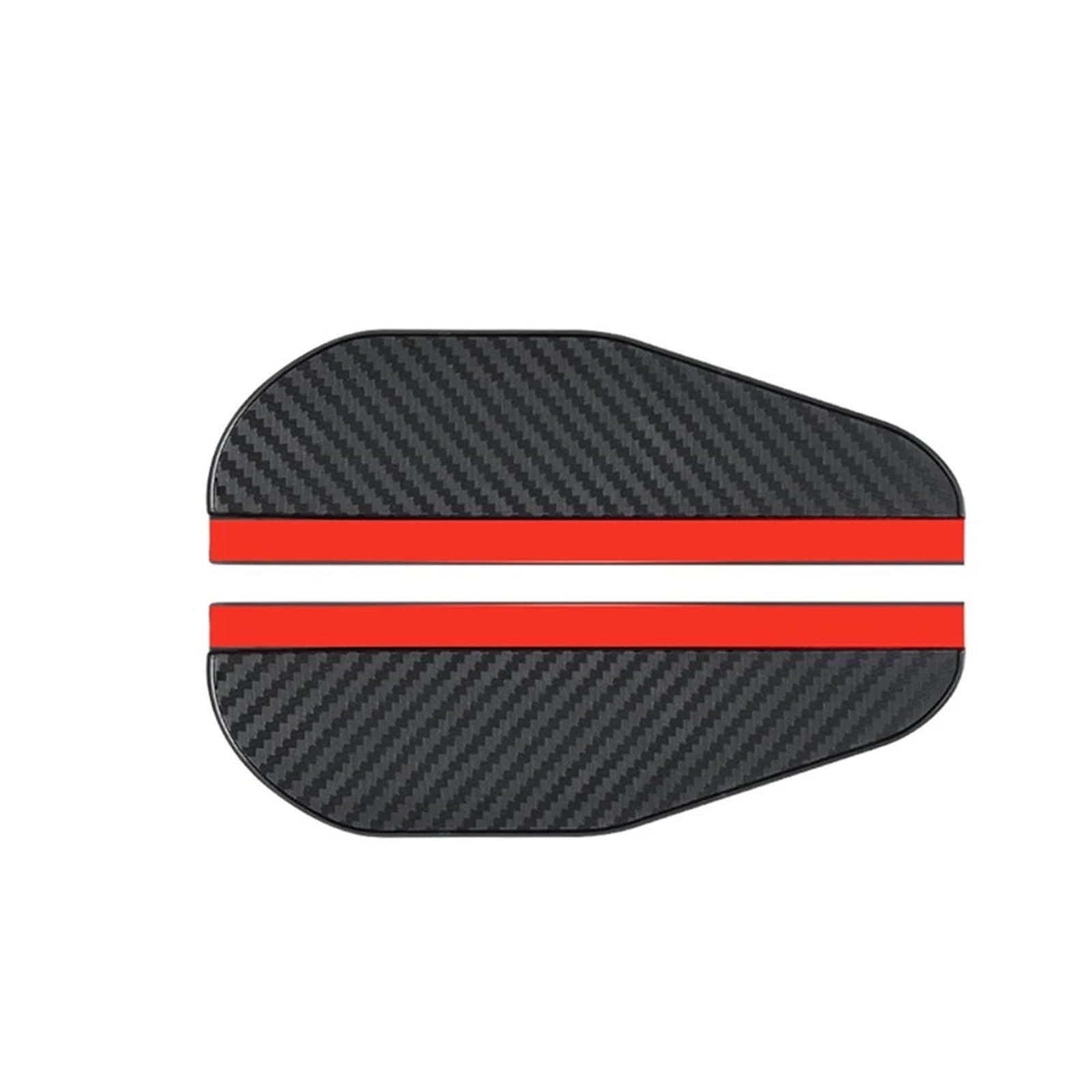 Car Trim Interior 2pcs for Focus Mk1 Mk2 Mk3 Mk4 2 3 4 St for Stline for Vignale for Lommel Car Rearview Mirror Carbon Fiber Rain