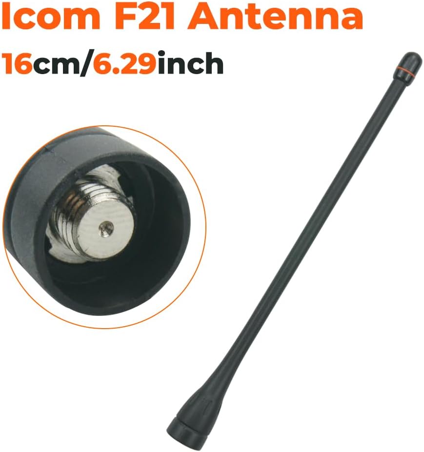 10x Replacement Antenna for Icom F21 F24 F4001 F4011 F4101D F3021 F4161 F43GT F43TR Radio UHF 440-470Mhz FA-SC57U Antenna
