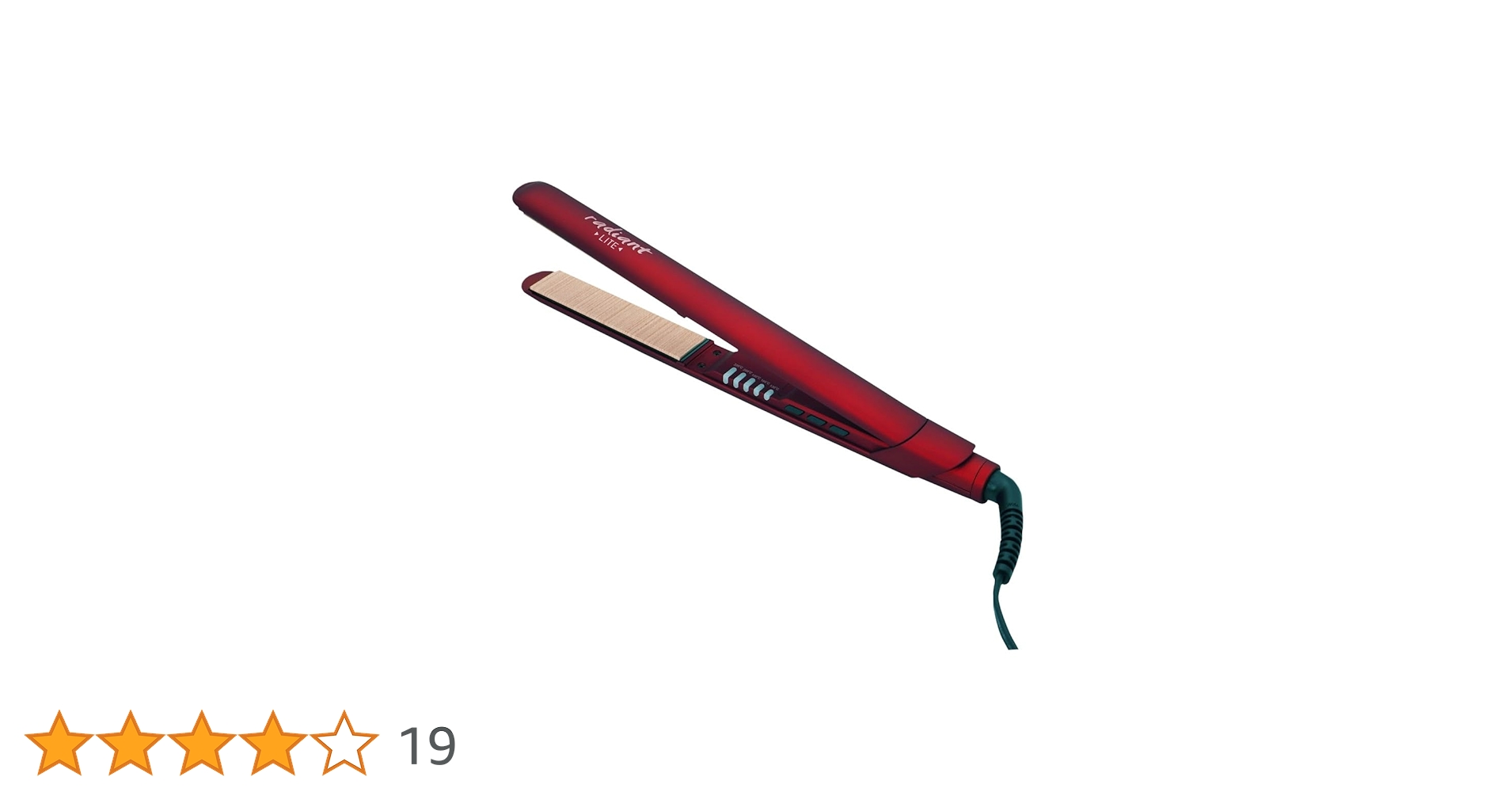 radiant LITE ストレートヘアアイロン レッド Amazon | シルクプロ ヘアアイロン ラディアント ライト 24mm