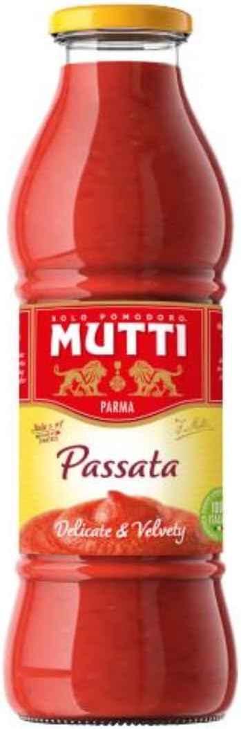 Parma Passata Di Pomodoro Tomato Puree • Italian Sun-Ripened Tomatoes • Delicate & Velvety, 14.11 oz ℮ 400 g