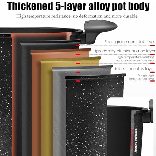 Kommerzielle automatische Kochmaschine mit 360 ° drehbarem Heiztopf und Ölkasten im Schubladen-Stil, perfekt für den Heimgebrauch und gleichmäßiges Heizen, ideal für kleine Familien