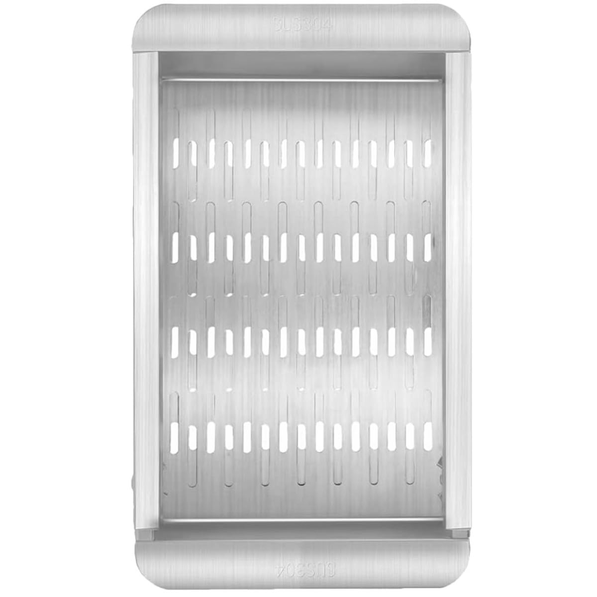 PRETYZOOM Colador de Fregadero Expandible de Acero Inoxidable 304, Cesta Escurridor Grande (34-44 Cm), para Lavar Verduras, Frutas y Utensilios en Cocina, Cesta de Drenaje