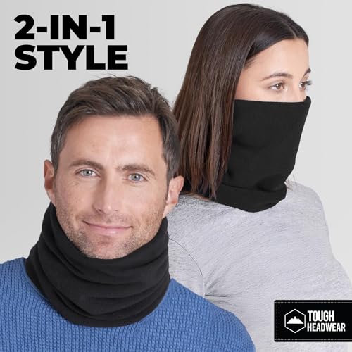 Tough Headwear Winter Neck Warmer, Warm Fleece Neck Gaiters For Men Women, Ski Gaiter Face Mask For Cold Weather, Neck Scarf4