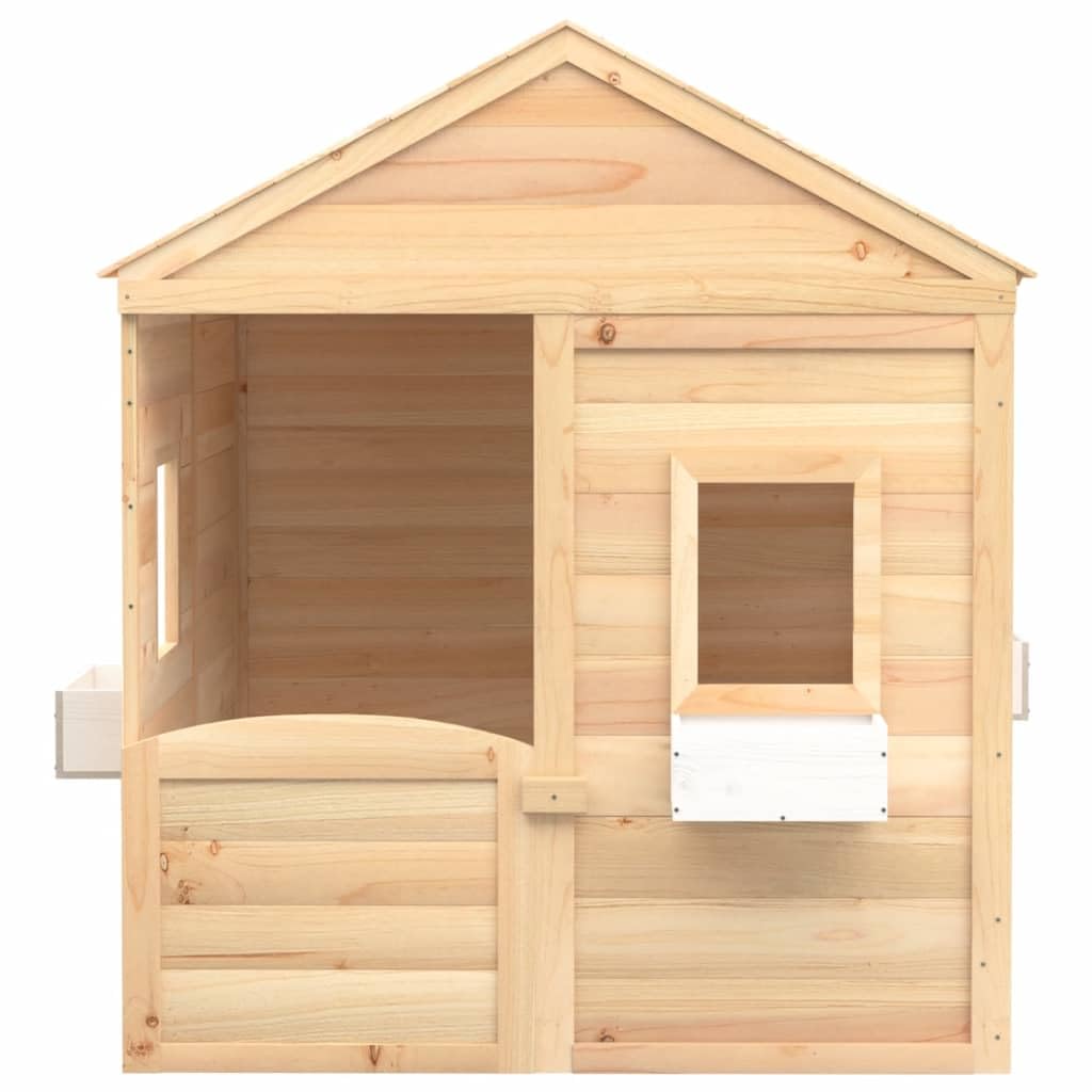 Genérico Casa de Juegos con Puerta con Cierre y macetas Madera Abeto,Juegos y Juguetes,Estructuras para Juegos al Aire Libre,Casitas Infantiles,93686