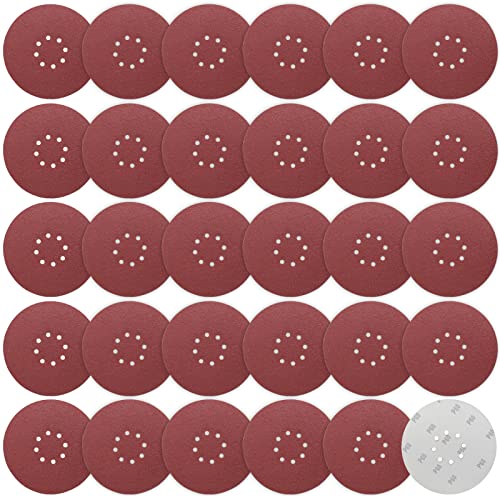 STEBRUAM Schleifpapier 225mm Klett, Schleifscheibe 30 Stück Körnung P60 225mm Schleifscheiben 8 Loch großen Schleifteller für Trockenbauschleifer Schleifgiraffe Langhalsschleifer Schleifen Giraffe STEBRUAM Schleifpapier 225mm Klett, Schleifscheibe 30 Stück Körnung P60 225mm Schleifscheiben 8 Loch großen Schleifteller für Trockenbauschleifer Schleifgiraffe Langhalsschleifer Schleifen Giraffe