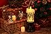 Eldnacele Christmas Snow Globe Candle Battery Operated Lighted Flameless Candles Light Swirling Water Glittering Spinning Candles for Home Decoration(Snowmen Family)