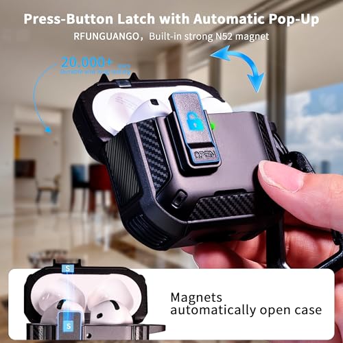 Image of RFUNGUANGO for AirPods 4th Generation Case Black