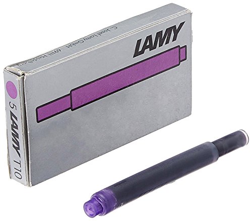 1 x doos met 5 inktpatronen Lamy violet T10 vullingen vulpen 7038 violet