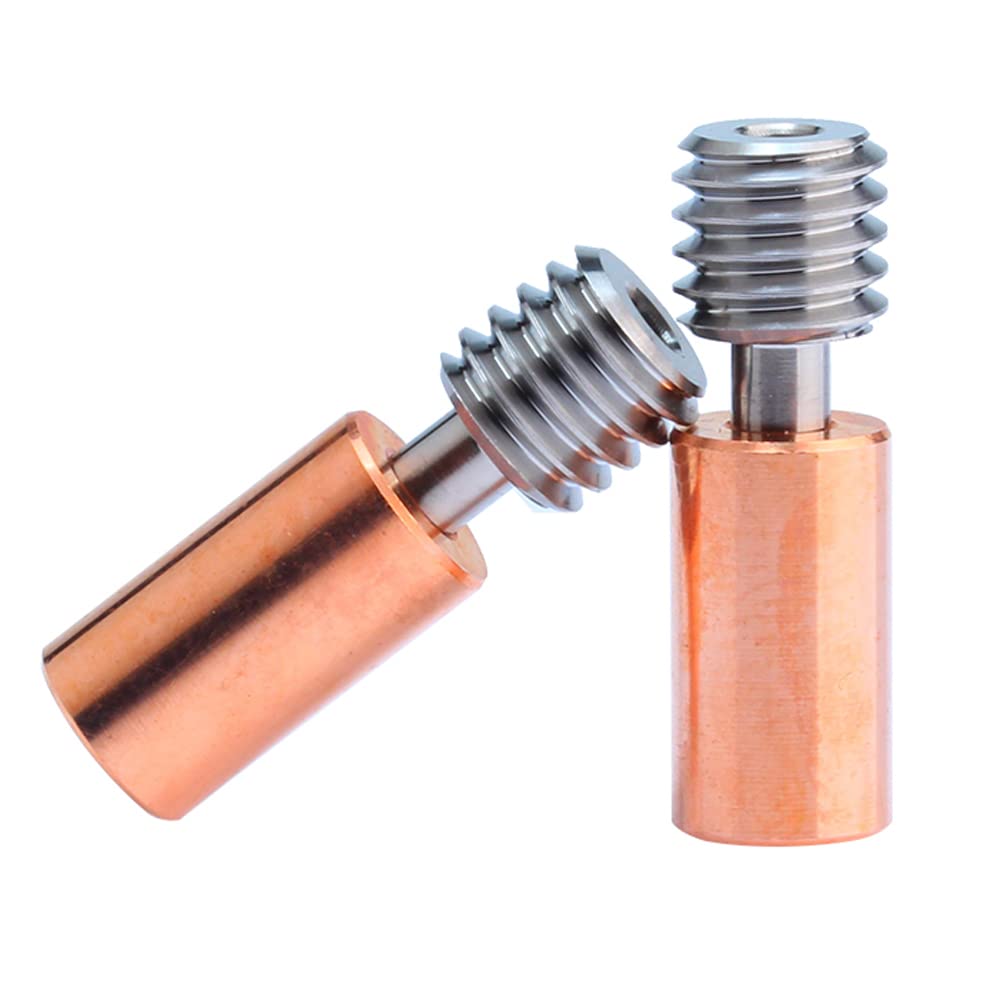 2PCS Bi-Metal Heatbreak for Ender 3 S1: Copper + Titanium Alloy, Compatible with Ender 3 V3 SE/S1/S1 Pro/S1 Plus/CR10 Smart Pro/Sermoon V1/K1/K1 Max/Ender 5 S1/Sprite Extruder/Pro-picture-32
