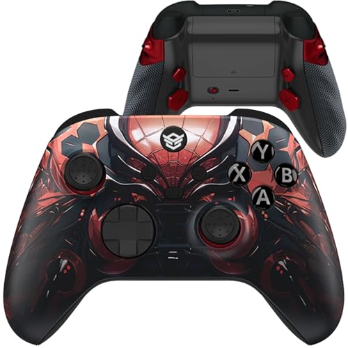 Image of HEXGAMING ADVANCE Wireless Pro Controller for Xbox Series X & S, for Xbox One, and for Windows 7 /8 /10-4 Remappable Back Buttons - Triggers Stop - Interchangeable Thumbsticks - Spider Armor