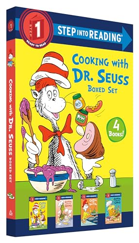 Image of Cooking with Dr. Seuss Step into Reading 4-Book Boxed Set: Cooking with the Cat; Cooking with the Grinch; Cooking with Sam-I-Am; Cooking with the Lorax