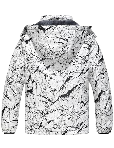 Image of Wantdo Women's Mountain Waterproof Ski Jacket Windproof Rain Jacket Winter Warm Hooded Coat