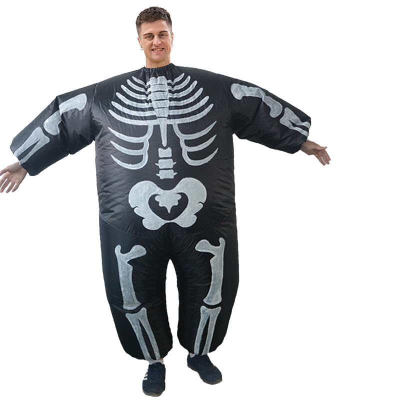 Costume squelette gonflable complet Halloween adulte