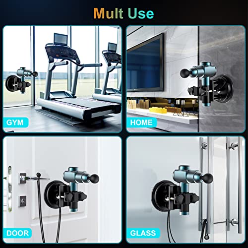 Tryast Hand-Free Massage Gun Mount, Strong Vacuum Suction Cups Massage Gun Holder For Self Massage, Massage Gun Holder For Back (Black) #TOP5