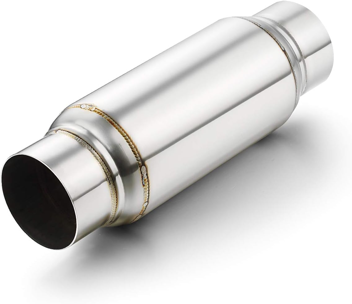 Exhaust Resonator 3" Inlet, AKARCK 3" Inlet 3" Outlet 12