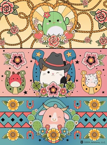 Buffalo Games - Colección Squishmallows - Rompecabezas de 4 piezas | Para adultos, incluye póster, tablero reciclado, regalable y enmarcable como arte miniatura 7