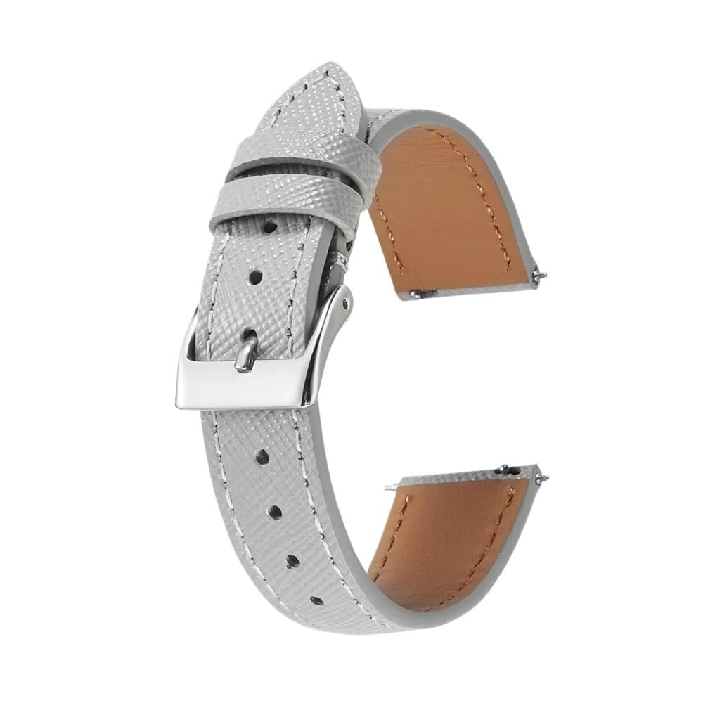 Correa de reloj de piel flexible para sustituir pulseras incómodas de 18mm 8