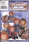 Simplicity Classic Raggedy Ann & Andy Pattern
