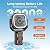 OGERY Portable Camping Fan with Adjustable Height Stand, 30000mAh Battery Powered Fan with Remote, LED Light, Auto Oscillation for Tent, RV, Bedroom, Travel – Floor & Desk Fan