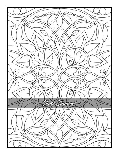 100 Amazing Patterns: An Adult Coloring Book with Fun, Easy, and Relaxing Coloring Pages - Image 79