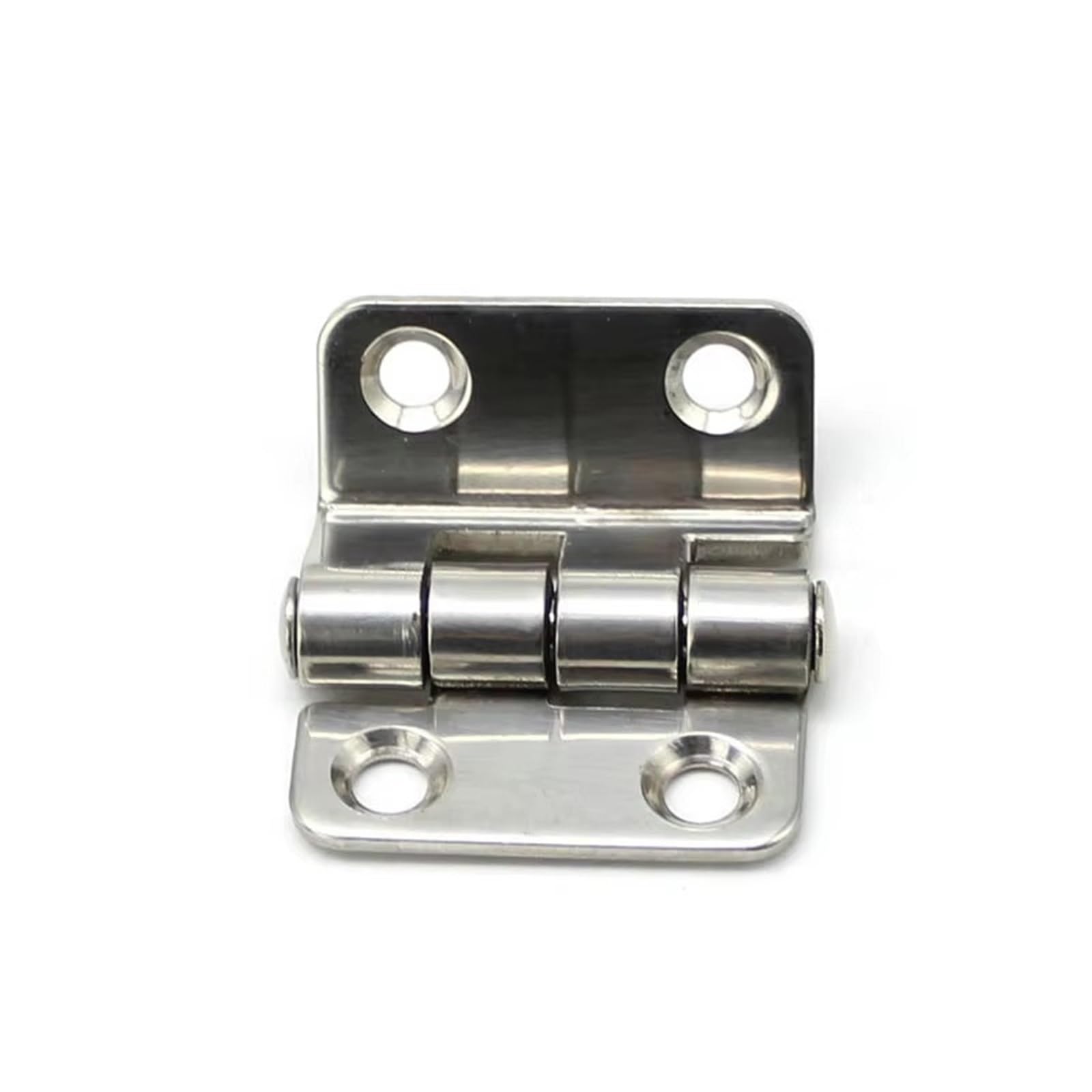 Douknail 304 Ss Right Angle Curved Hinge 304 Stainless Steel Mechanical Industrial Equipment Cabinet Door Iron 1Pcs(304 Ss)