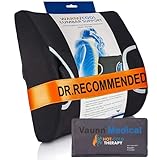 Vaunn Cojín de Asiento médico, Almohada de Apoyo Lumbar para Silla de Oficina con Inserto Firme extraíble