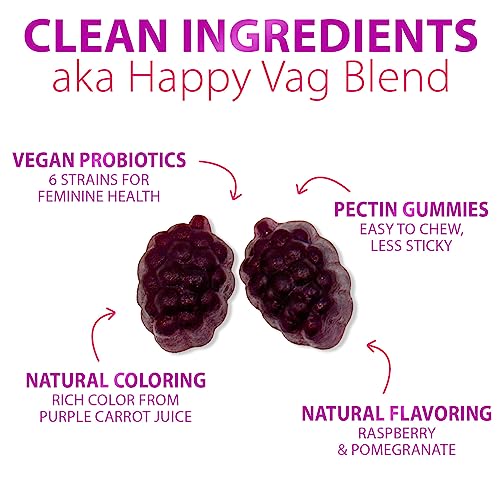 Probiotics for Women Gummy with Cranberry, 3 Billion CFU Guaranteed with 6 Diverse Strains, Womens Probiotic for Digestive, Vaginal & Urinary Health, Immune Support Gummies, Non-GMO - 60 Gummies - Image 6