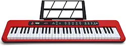 Teclado Musical Eletrônico Kobe KB-150 RD Vermelho 5/8 61 Teclas Com Fonte Bivolt