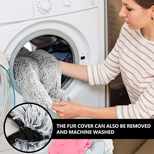 Human Dog Bed Large Bean Bag Bed For Humans Beanbag Dog Bed Human-Sized Large Dog Bed For Adults, Pets - White #TOP4