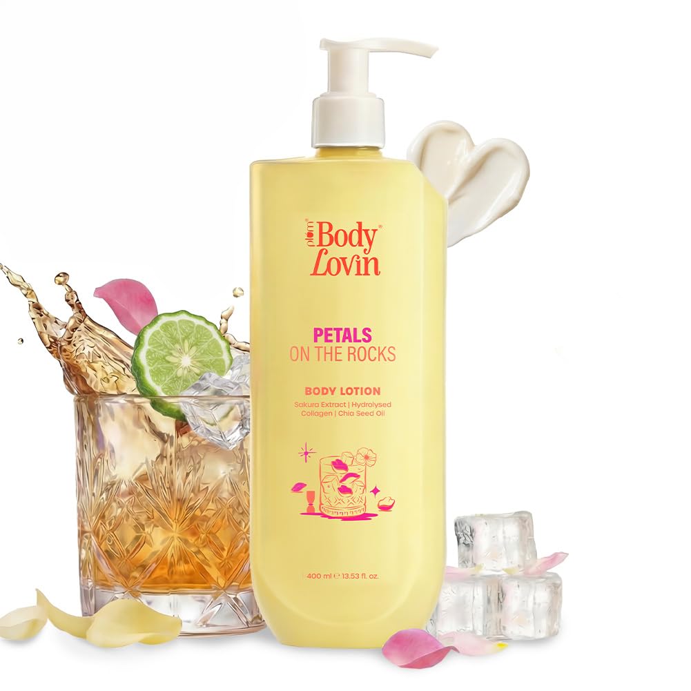 Plum BodyLovin’ Petals On The Rocks Body Lotion | Citrus Floral Lotion with Bergamot, Mandarin & Patchouli | Sakura Extract & Chia Seed Oil | Lightweight, Quick-Absorbing Hydration | Fresh, Floral Fragrance | 400 ml-image-42