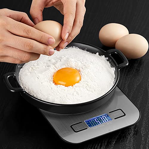 Brastoy Balança Digital Cozinha Aço Inox 1g a 10 kg Alta Precisao Casa Comida