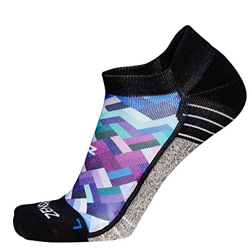 Image of Zensah Limited Edition No-Show Running Socks - Anti-Blister Comfortable Moisture Wicking Sport Socks for Men and Women