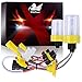 Win Power H11 / H8 / H9 Lampadine allo xeno 55W HID Lampadina per auto Faro di ricambio Lampadina 6000K bianco puro, 2 pezzi