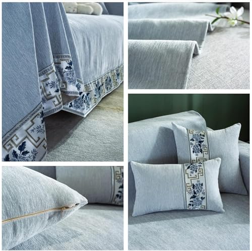 Housse de coussin en chenille pour un canapé chaleureux - 6