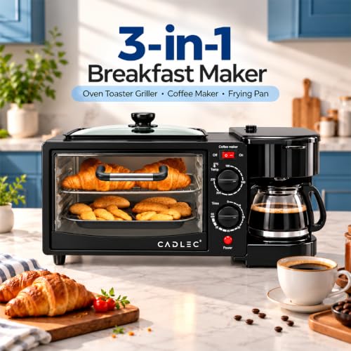 CADLEC Store CADLEC MultiChef Pro 3 in 1 Breakfast Maker With Oven - Image 3