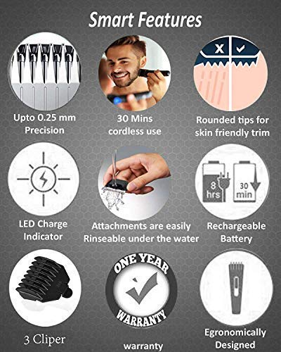 W.A.Y NS-216 Beard Trimmer Multicolor - Image 6