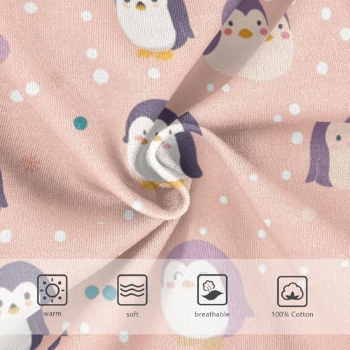 KLL Seamless Pattern Penguins Boys Toddler Comfort Boxer Briefs Breathable Children Panties3