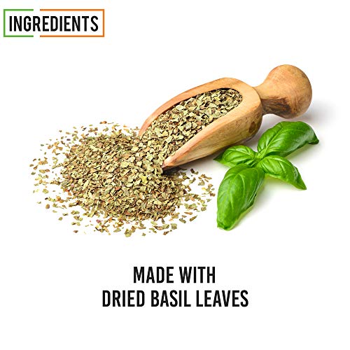 Image of Chef Urbano Basil 40 g | Italian Herbs | Pizza and Pasta Seasoning | Premium Herbs and Spices | Flakes /Leaves | Glass Bottle (Pack of 3)