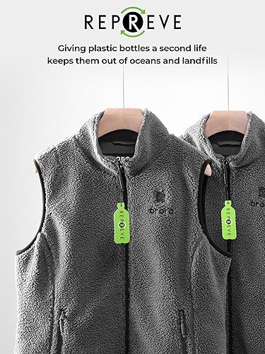 ORORO Women's Heated Recycled Fleece Vest with Battery (Charger Not Included)3