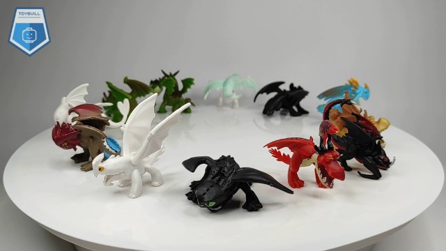 Toysvill How to Train Your Dragon Mini Figures Set, 12 Piece
