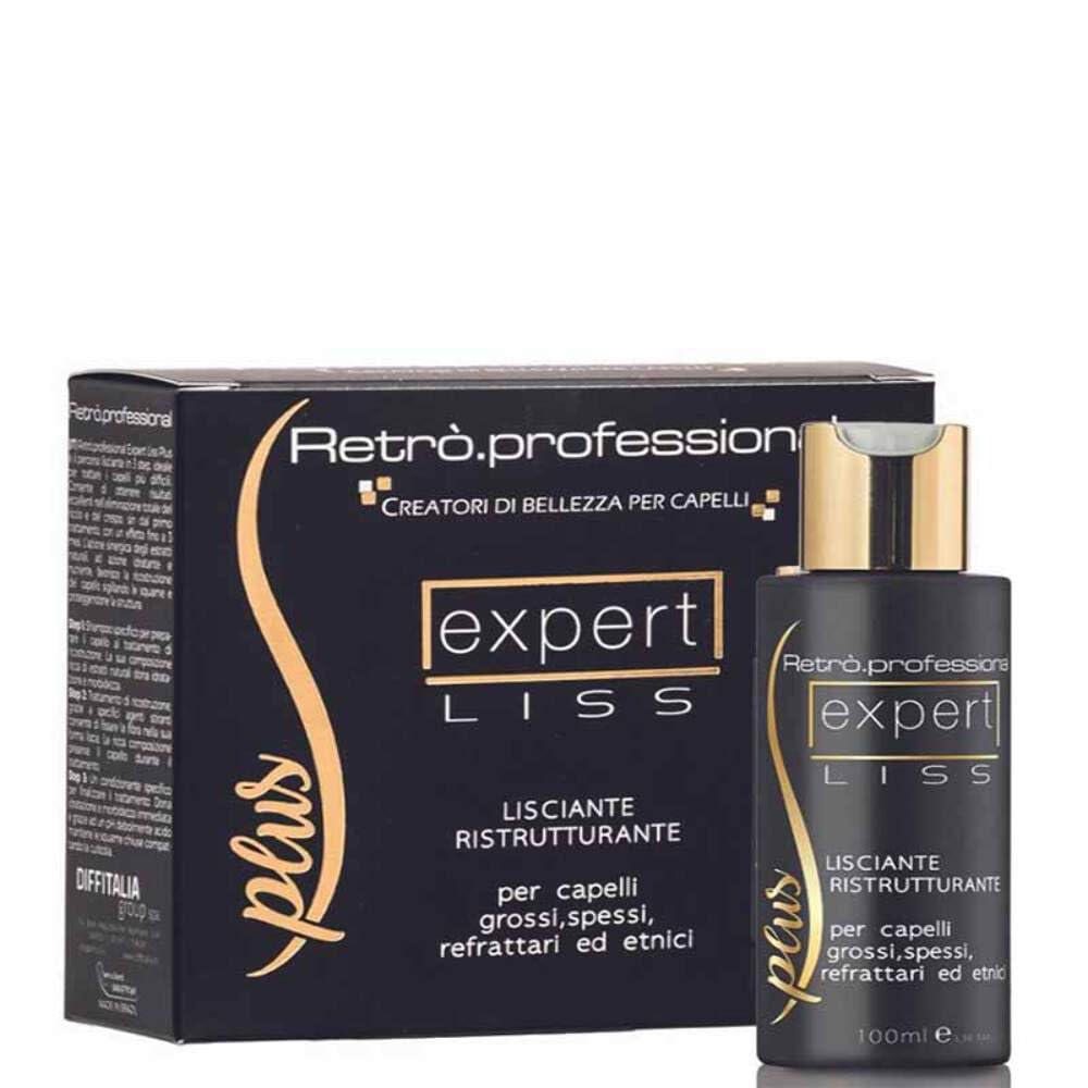 Expert Liss Plus Retrò- Kit lisciante e ristrutturante 3x100ml