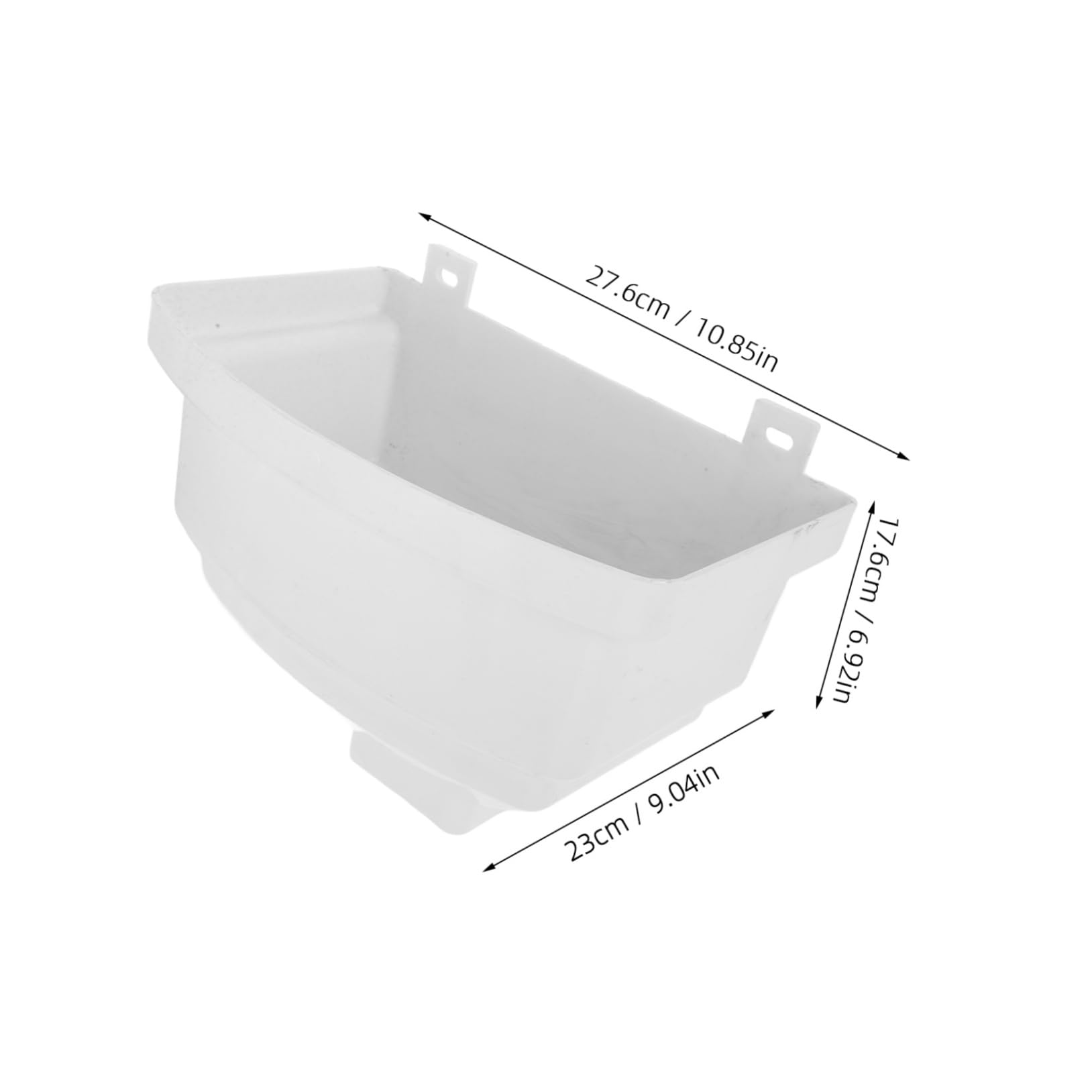Conector de Bajante para Canalón de Agua de Lluvia PVC Blanco