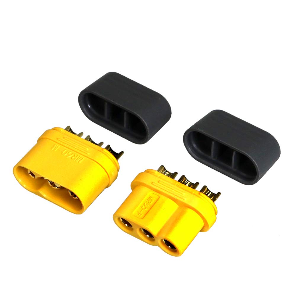 Amazon | MR-60コネクター(オス1pcs.メス1pcs.)3連ストレート