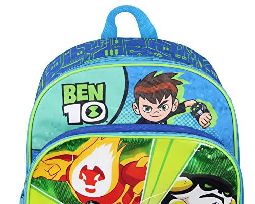 Bioworld Ben 10 Backpack Omnitrix Omniverse 16" Alien Force Kids School Travel Backpack2