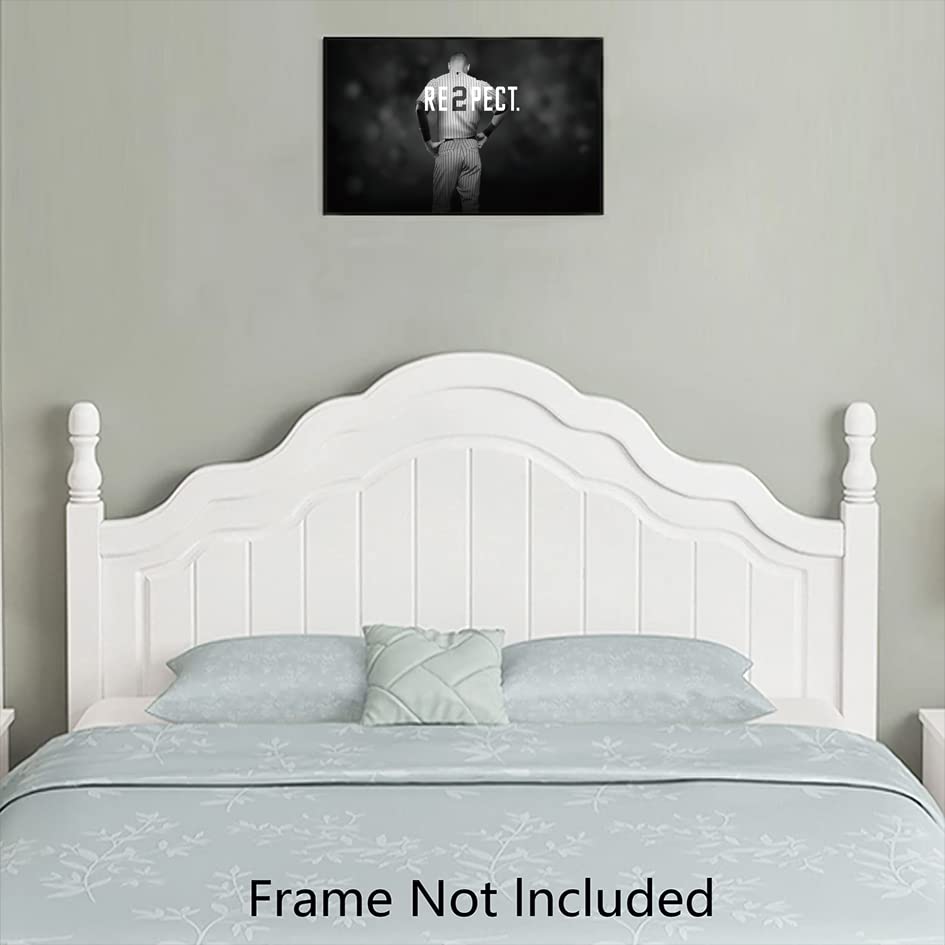 XIHOO Christ-EZ Derek Jeter Poster Standard Size - Matte poster Frameless Gift 12 x 18 inch(30cm x 46cm)