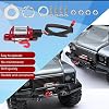 PerGar Rc Car Winch, Rc Winch Controller, Metal Winch with Remote Controller, 1/10 Scale Rc Model Vehicle Crawler Car Accessory, 1/10 Rc Crawler Accessories