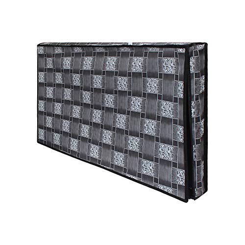 Image of DREAM CARE Double Use - Transparent & Printed Flap - 43 Inches LED TV Cover, Waterproof LED TV Cover for (LG, Samsung, Vu, Mi, Realme, TCL, Croma), SA42