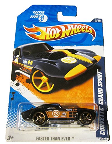 2010 Hot Wheels 130/240 - Faster Than Ever 2/10 - Corvette Grand Sport (Black)