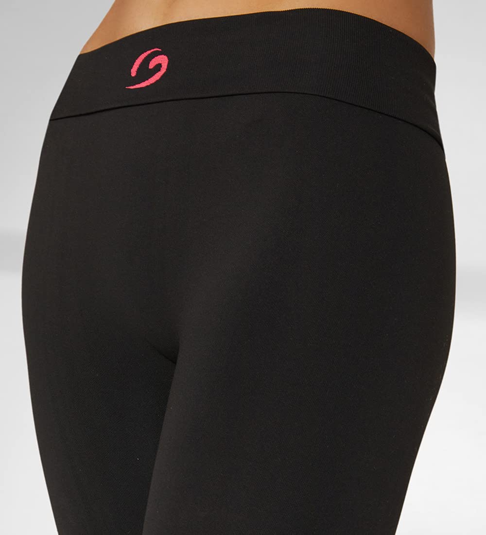 BeGood - Leggings Sport Superslim Donna, con Logo Laterale. Tonifica, Drena, Idrata Mentre Lo utilizzi. in Tessuto Tecnico Brevettato e Clinicamente Testato