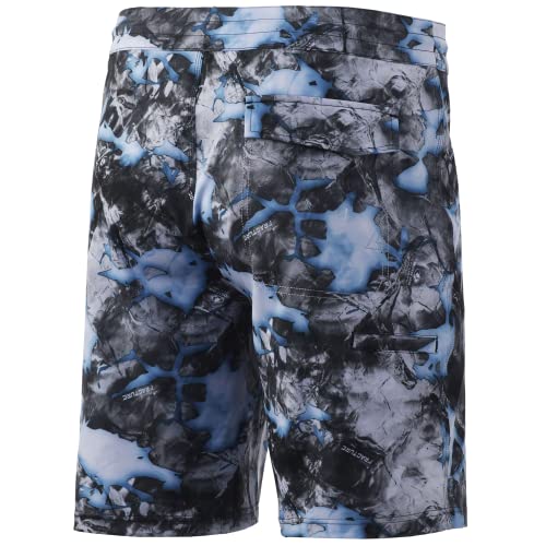 Huk Mens Pursuit Boardshort | Quick-Drying Fishing & Swimming Board Shorts, Stone Shore - Mossy Oak Lightning, 36 Us #TOP1